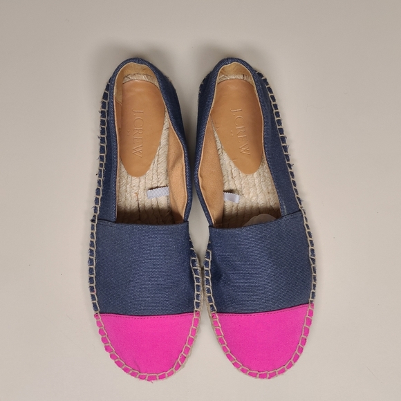 J. Crew Canvas Espadrille loafers size 6 - Picture 4 of 10